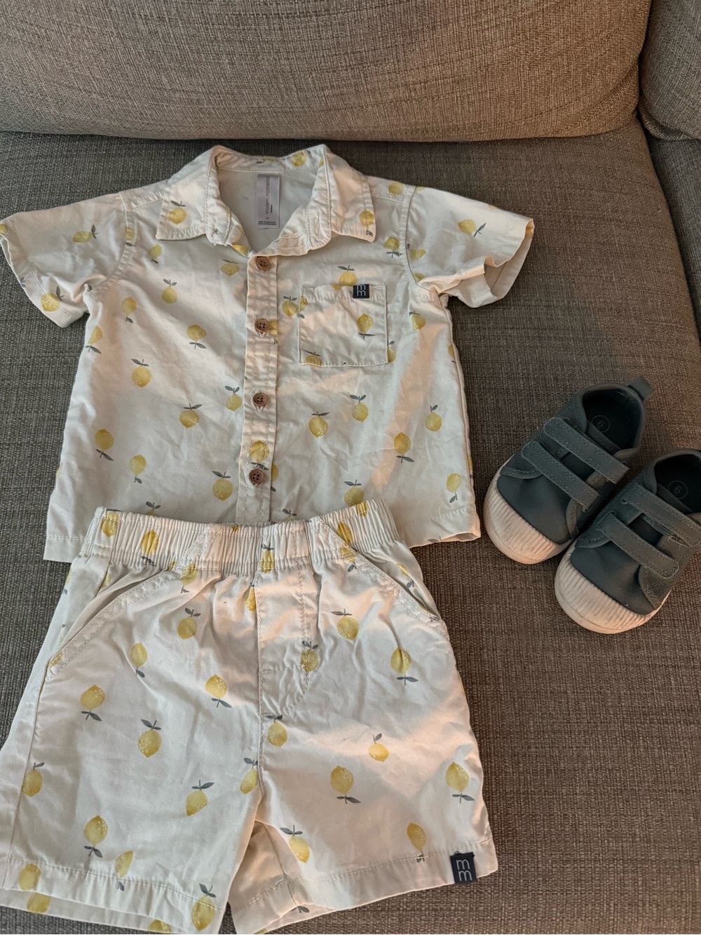 Boys lemon set 2T